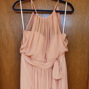 After Six Bridesmaid or Prom Dress, style 6613 in Rose Pink, Size 16